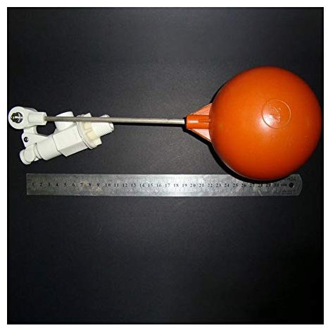 Vertikal Horizontal Dual-Schwimmerventil Kaltheißwasser-Behälter Schwimmkugelventilschaft Flow Control Zisterne 1 Stk YIJIAN (Größe : 1 inch (White))