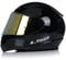 LS2 FF353 RAPID-II FULL FACE MOTORCYCLE URBAN TOURING SCOOTER SPORTS CRASH MOTORBIKE HELMET ECE APPROVED, GLOSS BLACK WITH FREE DARK VISOR (XL)