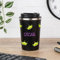 Wanapix | Termo Cafe Personalizado 350 ml | Personalizado con Nombre | Vaso Térmicos de Doble Capa | Taza para Llevar | Acero Inoxidable | Libre de BPA | Alien