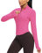 QUEENIEKE Damen Sportjacke Laufjacke mit Lycra Elasthan – Zip-Up Trainingsjacke für Gym Tops Yoga Fitness BBL Running-Jacken (Hellrosa, 38-40)