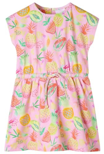 Kinderkleid Flügelärmel Kinder Kleid Kurzes Mädchenkleid Mädchen Zartrosa