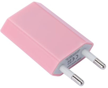 UKCOCO 1A Adaptateur USB Mural avec Prise EU Chargeur Rapide Compact et Portable pour Téléphones et Appareils USB Protection Intelligente Surcharge et Surchauffe