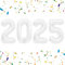2025 Luftballons Weiß Zahlenballons 2025 40 Zoll 2025 Zahlen für Neujahrsparty Groß 2025 Folien-Mylar-Ballon für 2025 Silvester Party Supplies Weihnachten Geburtstag Jahrestag Abschluss Dekoration