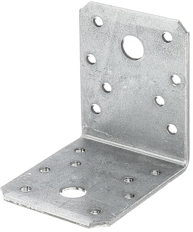 Alberts 832384 Winkelverbinder sendzimirverzinkt-60er Set, Silber, 70 x 70 x 55 mm