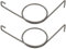 Create idea Ersatzfeder, Reparaturfeder, kompatibel mit GU PSK 966 Edelstahl, Linkslenker, Ersatzfeder 9-29665-00-L für Schiebetürschlosssystem, 35 mm x 34 mm, 2 Stück