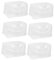 HAPINARY 6pcs Dip Powder Box Nail Organiser for Nail Dipping Powder Tray Accessories