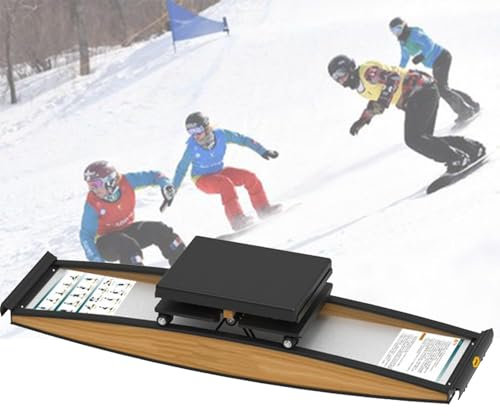 COYEUX Ski-Trainingsgerät, Indoor-Ski-Cross-Trainer, Kraft- und Gleichgewichtstrainingsgerät – authentisches Skierlebnis jederzeit