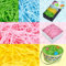 JOYIN 16oz (453g) recycelbare Ostergras-Papierschnitzel zum Verpacken von Geschenken, zum Füllen von Körben, zur Ostereiersuche und für Osterpartygeschenke (Rosa, Gelb, Himmelblau und Grün)