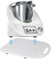 Dokeno Planche Coulissante pour Thermomix TM6 TM5, Planche à Glisser pour Thermomix en Acrylique/Bambou, Stable et Facile à Déplacer, Accessoire pour Thermomix, Blanc/Bambou (Acrylique, Blanc)