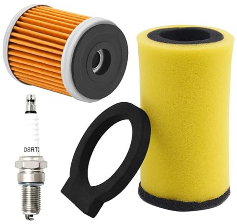 GCLANXI Filtri aria for moto, filtro olio e kit candele for Yamaha YFM350 Big Bear 350 YFM400FW Kodiak 4x4 YFM 400FW FWA Moto 4