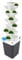 DOPBENT 30 Pods Hydroponic Tower Garden Growing System, Indoor Vertical Garden Planter, Smart Garden Kit mit Pumpe und Wassertank, für Kräuter, Obst und Gemüse