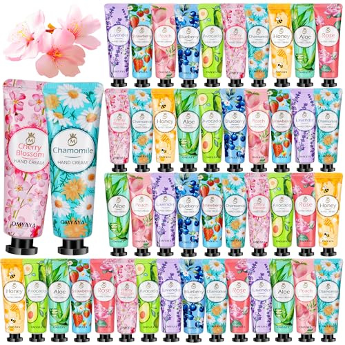 80 Pack Hand Cream, Mini Hand Cream Gift Set for Women,Hand Cream Set for Dry Cracked Hands, Hand Lotion Multipack Travel Size, Handlotion Bulk Small Gifts for for Women Birthday Valentine Christmas