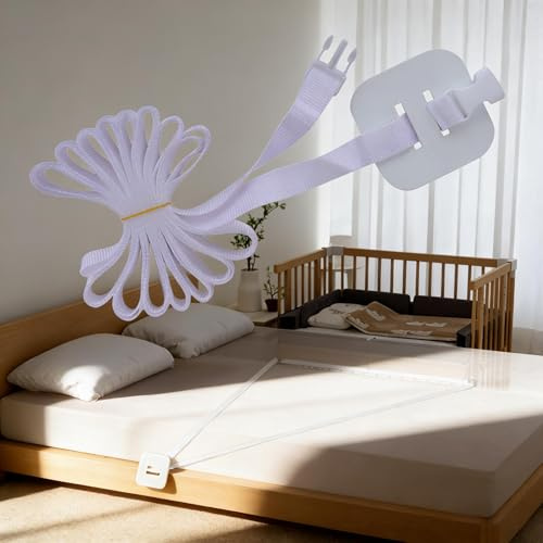 Beistellbett BefestigungGurt für Babybett,Gurt für Boxspringbetten,Fester Gurts für Kinderbett,Beistellbett Baby Boxspringbett Gurts