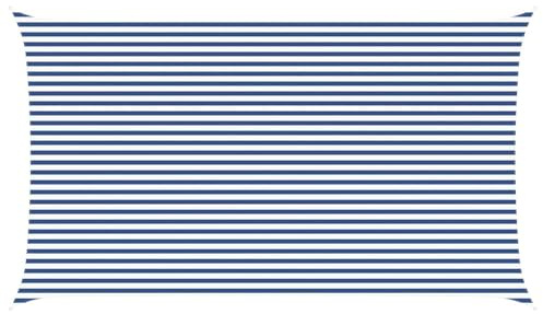 Fisinber Toldo de poliéster Oxford de ángulo recto 7 x 4 m, impermeable, para jardín, terraza, balcón, piscina, resistente lona con anillas en D de acero inoxidable y cuerdas