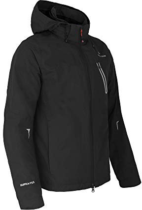 Bergson Moore | Herren Rad-Regenjacke, Netzfutter, 12000 mm Wassersäule, Black [900], 64 - Herren