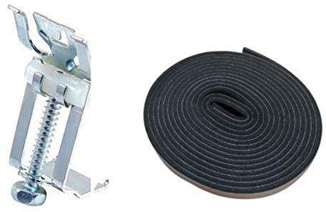 Kit di fissaggio per lavello da cucina in acciaio inox, 10 clip per lavello e nastro per lavello