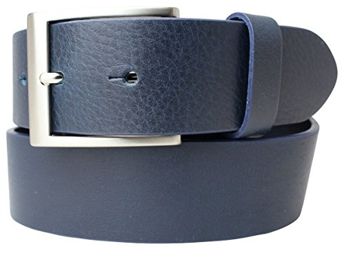 BELTINGER Hochwertiger Gürtel mit Edelstahl-Gürtelschnalle aus Vollrindleder 4 cm | Jeans-Gürtel für Damen Herren 40mm | Vollleder-Gürtel