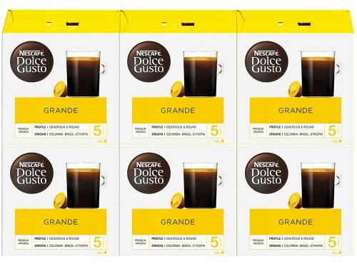 Nescafé Dolce Gusto Capsules NESCAFE DOLCE GUSTO Grande 96 capsules (6 boîtes x16)