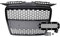 Kühlergrill Wabengrill Sport kompatibel für Audi A3 8P 05-08 Schwarz Hochglanz+ Kennzeichenplatte integriert kompatibel für RS3 DM Autoteile 4126-H