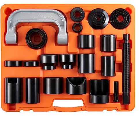 VEVOR Kugelgelenk-Pressen-Set, 23-teiliges Werkzeug-Set, C-Press-Kugelgelenk-Entfernen und Installieren, für die meisten 2WD und 4WD Autos, Robustes Kugelgelenk-Reparaturset