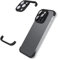 teroxa for iPhone 15 Pro Bumper Case Camera Lens Protector Corner Edge Pad No Frame Cover, Compatible with MagSafe Wireless Charging Backless Frameless Soft TPU Shockproof Black