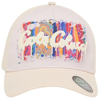 Carlo Colucci Basecap mit 3D Druck Creme OS