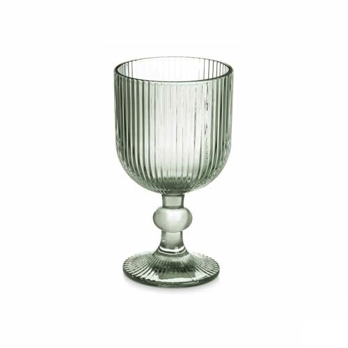 Vivalto Lot de 6 verres à vin verts en verre 260 ml