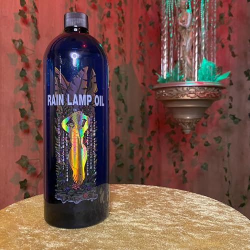 Premium 32 oz Rain Oil for Rain Lamps - Drakeol 35 Mineral Oil - Clear, Odorless, High-Quality Rain Lamp Oil