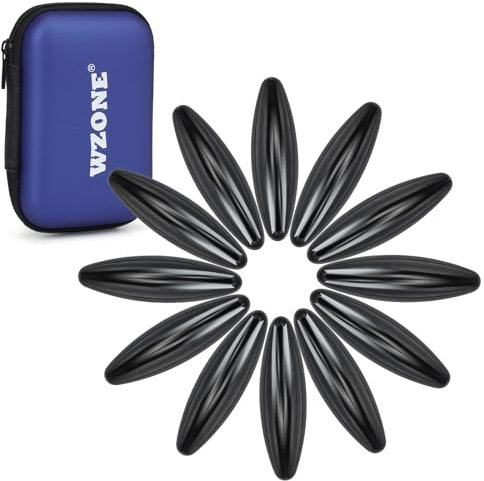 Wzone 60x18mm Starke Magnete, 12 Ovale Spielzeug Magnete, Fingerspitzen Spielzeug, ADHS-Spielzeug, Dekompressionsmagnete Geeignet für Bildung, Unterhaltung