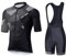 UGLY FROG DT24H01 Herren Kurzarm Fahrrad Trikot Set,Atmungsaktiv Schnell Trocknend Radtrikot Mit 4d Gel Gepolsterten Shorts Fahrradbekleidung Set