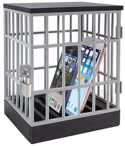 Loufy Metal Lock Box Handy Sperrbox Handy Jail Handy Sicherheitssafe Handykäfig, Robuste Verarbeitung