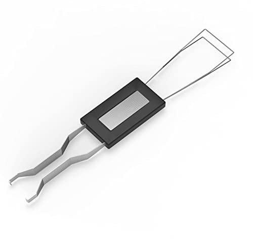 1 extracteur de touches en polypropylène - Outil de retrait de touches en acier inoxydable - Extracteur de touches de clavier - Outil de retrait de caap de clavier, extracteur de câble à double