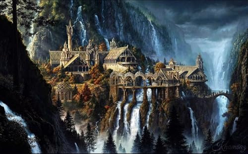 LORDOS Puzzle - Herr der Ringe - 2000 Stück Puzzle für Erwachsene und Kinder ab 14 Jahren - 100x70cm
