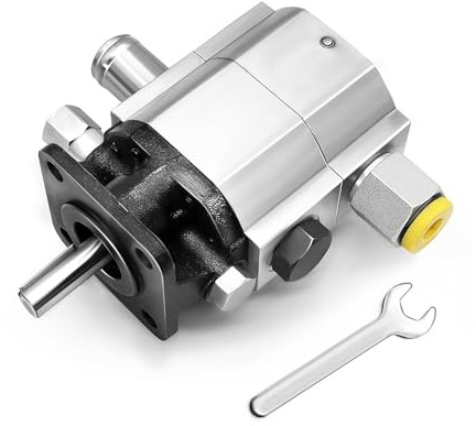 Nakkaa Hydraulische Holzspalterpumpe, 11 GPM, 2 Stufen | Hydraulische Zahnradpumpe aus Aluminium, 3000 PSI, schnelle Zykluszeiten, direkter Ersatzpumpe für gasbetriebene
