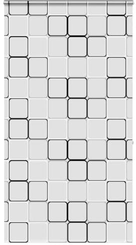 vidaXL Duschrollo mit Kassette 130x240 cm Stoffbreite 126 cm, Duschvorhang, Badewannenvorhang, Seitenzugrollo, Dusche Rollo, Badewannenrollo