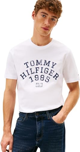 Tommy Hilfiger Herren Hilfiger Arch Tee Mw0mw41470 S/S T-Shirt (1er Pack)