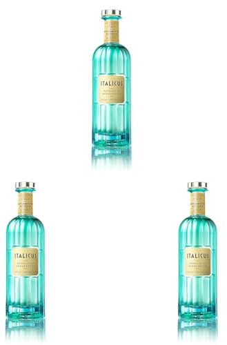 ITALICUS Rosolio Di Bergamotto, Likör mit Bergamotte, ideal als Aperitif oder Cocktail-Basis, 1 x 0,7 L (Packung mit 3)