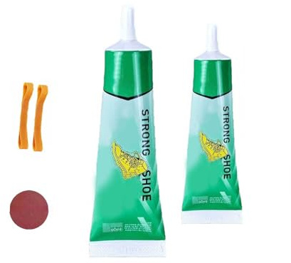 Shoe Glue Strong, Boot Heavy Duty Waterproof Adhesive, Waterproof Shoe Glue Sole Repair 60g, Shoe Repair Adhesive Slow-Drying, for Sneakers, Boots, Sandals, Leathers