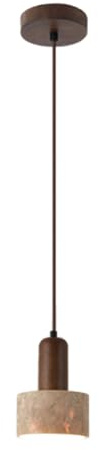 Eighosee Yellow Marble Decor 110-240V Wabi Sabi Style Restaurant Lighting for Dining, Kitchen Island & Bedside