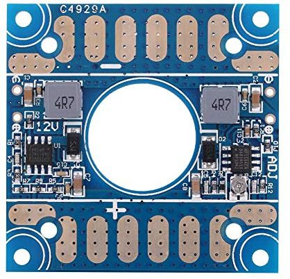 Dilwe ESC-Stromverteilerplatine, RC-Drohnen-Versorgungsanschlussplatine PDB, 5 V 12 V Einstellbarer Spannungs-BEC-Ausgang für RC-Hubschrauber