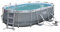 Piscina Oval Power Steel Frame Pools con bomba de filtración + escala de seguridad – Bestway – 4.24 M x 2,50 m x 1.00 m