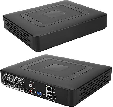 Netzwerk Digital Video Recorder, 5-in-1 CCTV AHD/CVI/TVI/DVR/NVR Videoüberwachung 8CH Sicherheit Zuhause-Überwachung DVR-Kits, Fernüberwachung Gute Kompatibilität (EU)