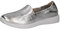 CAPRICE Damen Slipper aus Leder Flach, Silber (Silver Me.Deer), 39 EU