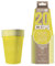Original Cup - 20 x Gobelets Américains en Carton 53 Cl - Soirée Beer Pong - Jaune