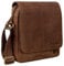 STILORD 'Matt' Ledertasche Männer klein Vintage Umhängetasche Schultertasche Herrentasche für 9,7 Zoll iPads Tablet Herrenhandtasche Messenger Bag Echtes Leder, Farbe:messina - braun