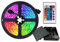 HIKENRI Battery Powered Led Strip Lights, Flexible Color Changing RGB LED Light Strip,5050 3M/9.8FT 90 LEDs 5V Battery-Powered with Controller