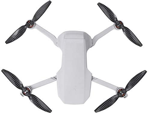 Hensych 8pcs 4726F Carbon Fiber Propellers for Mavic Mini 2/Mini SE Drone Lightweight Low Noise Quick Release Wring Blades with Screws Portable Impact Resistance High Efficiency Accessories