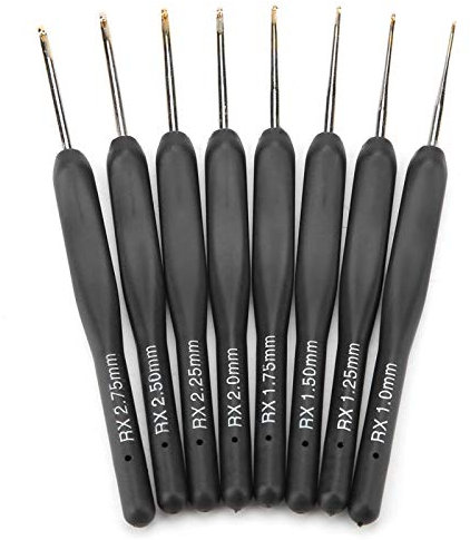 Tnfeeon Häkelnadel-Set mit ergonomischem Griff, Stricknadeln, Basteln, Handwerk