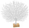 perfk Rama de árbol de Coral Bricolaje Boda Decoración Árbol Vibrante Navidad año Nuevo Regalos, Blanco, Individual