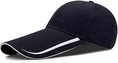 Cappellino da Baseball Visiera Lunga 14 cm Testa Grande Uomo Cappelli con Visiera causali di Grandi Dimensioni Cappello da Pesca Fresco Uomo Plus Size 55-60 cm 60-65 cm